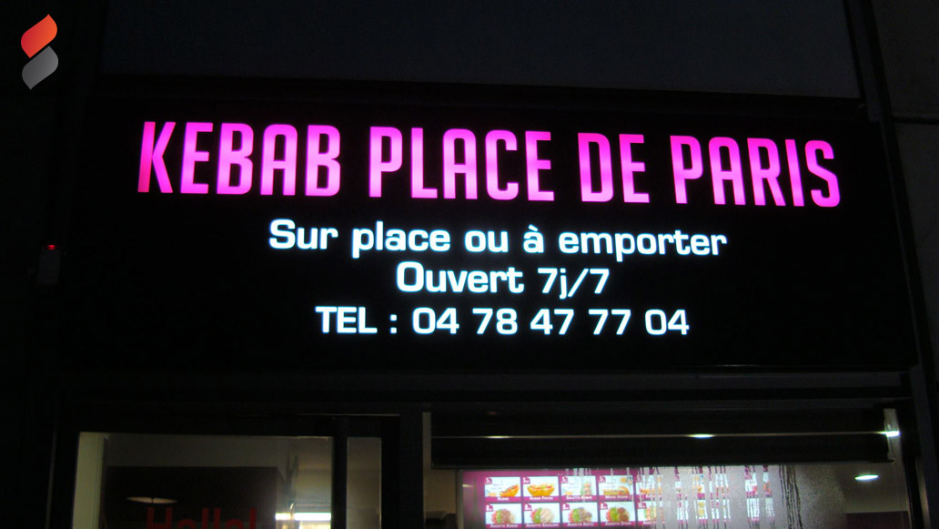 Kebab place de paris